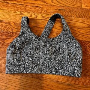 Lululemon  Black & White Sports Bra size 4